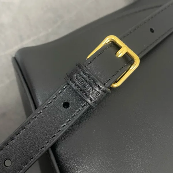 Celine Bonnie Backpack in Black Calfskin product view 7