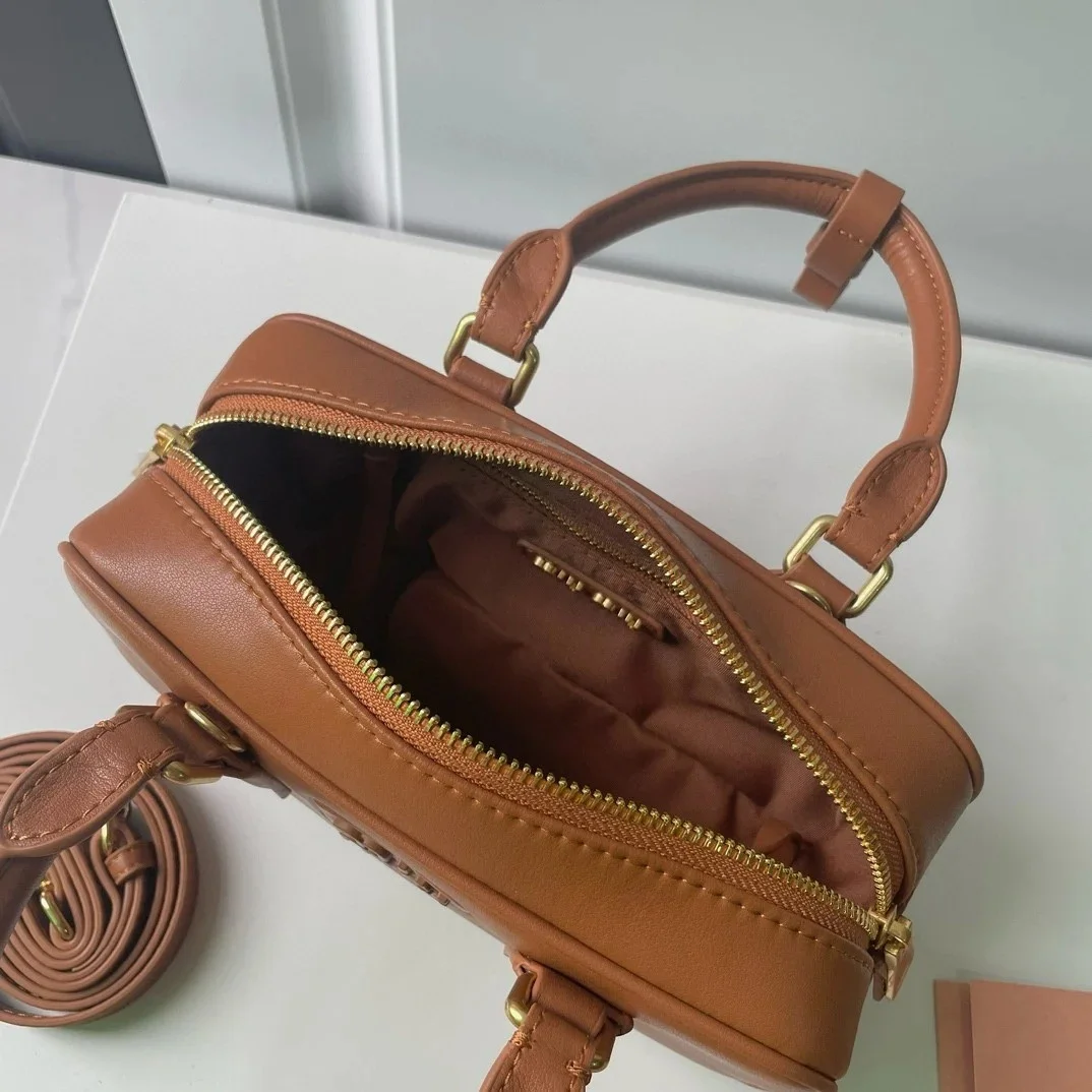 Miu Miu Arcadie Medium Bag in Cognac Leather product view 8