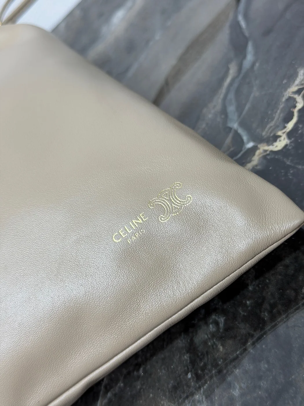 Celine Small Crystal Pouch — Taupe product view 6