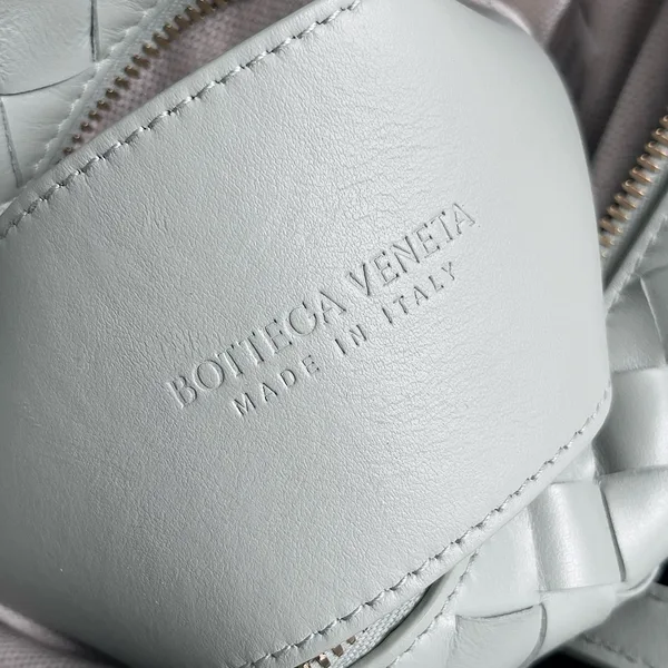 Bottega Veneta Small Loop Crossbody Bag In Sauge Intrecciato Lambskin product view 9