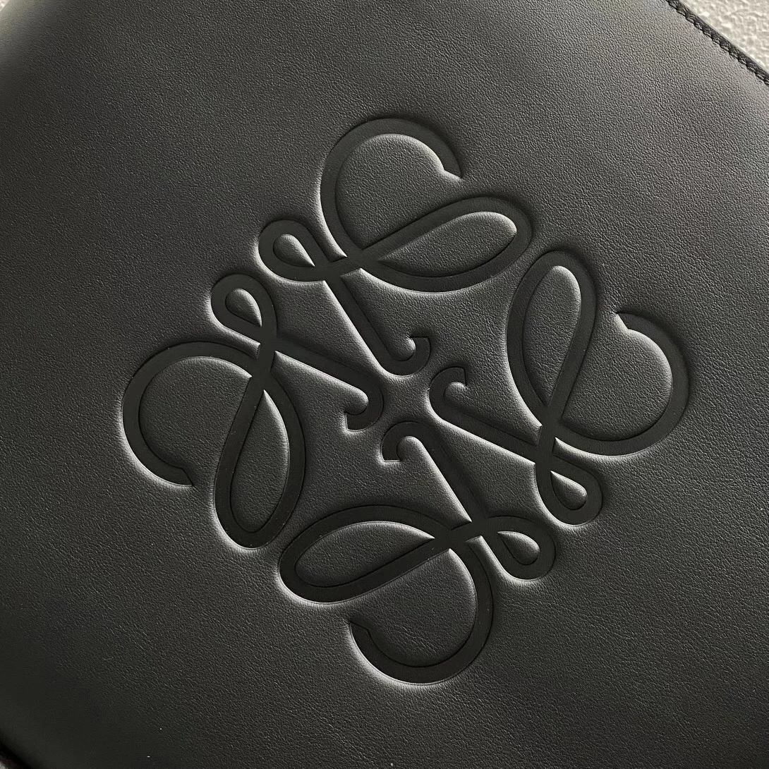 Loewe Anagram Small Tote In Black Classic Calfskin product view 7