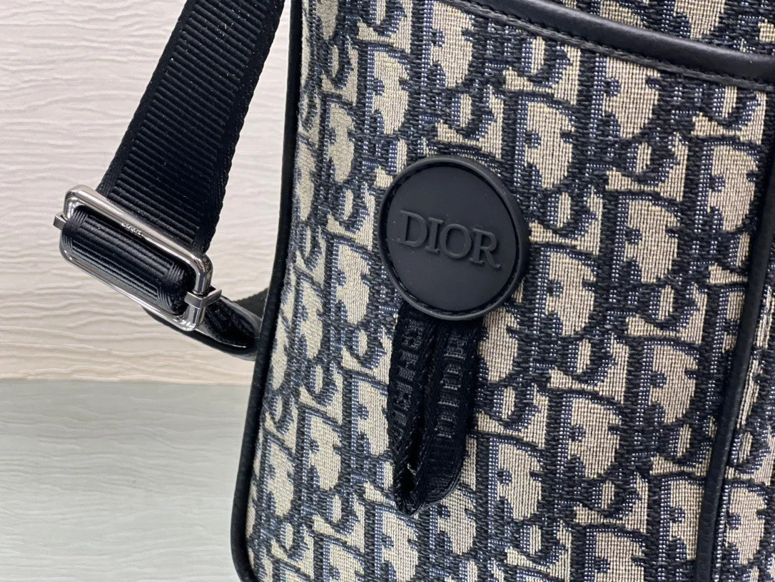 Dior Explorer Tote Bag Beige and Black Dior Oblique Jacquard product view 9