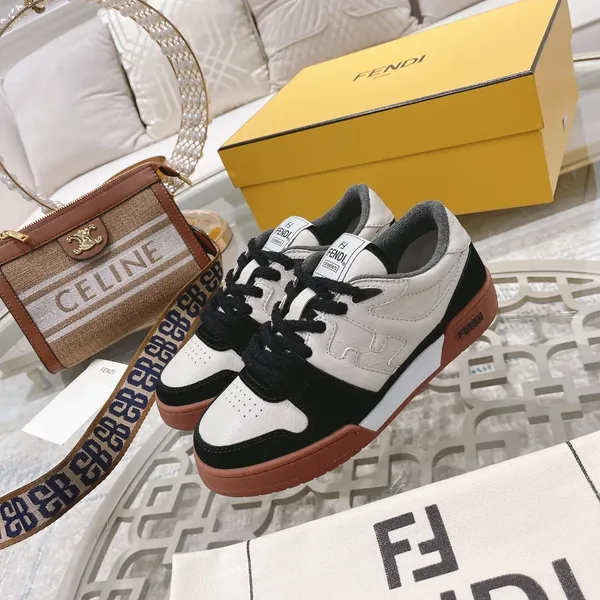 Fendi Match 2024 Sneakers White Black Style product photo
