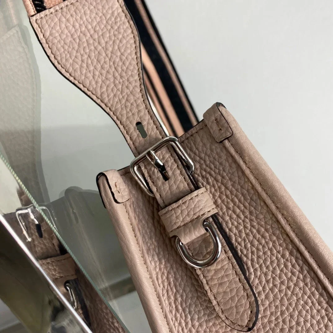 Prada Hobo Bag in Sand Grained Leather product view 9