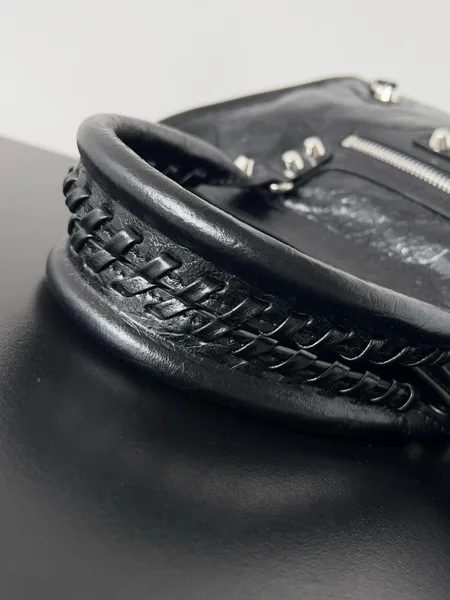 Balenciaga Le City Small Bag in Black Arena Lambskin product view 5