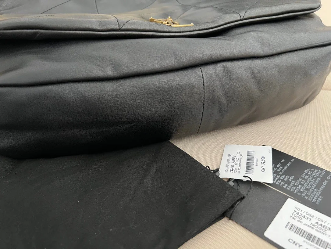 Saint Laurent Jamie 4.3 Shoulder Bag In Black Lambskin product view 4