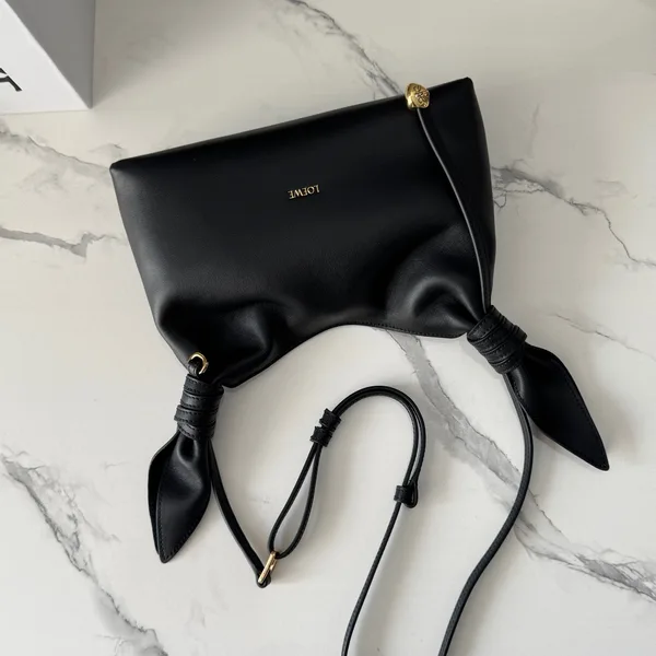 Loewe Mini Scarf Bag — Black product view 5