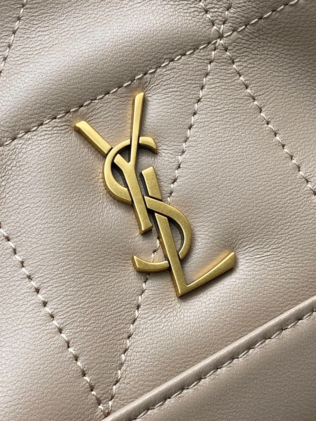 Saint Laurent Jamie Mini Shoulder Pouch — Beige product view 5