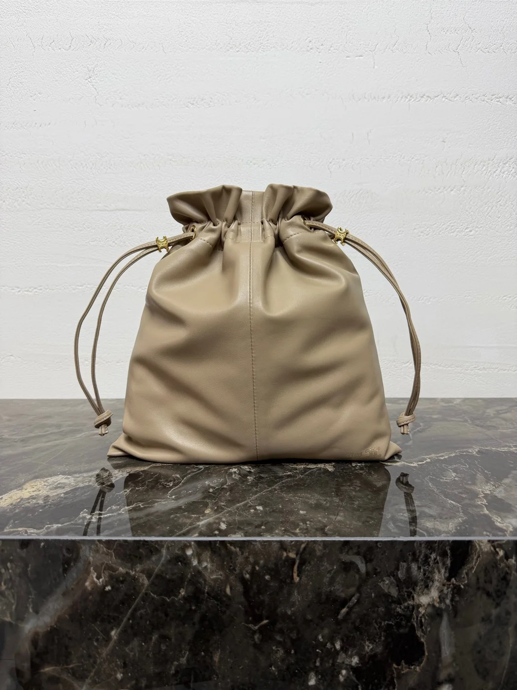 Celine Small Crystal Pouch — Taupe product view 10