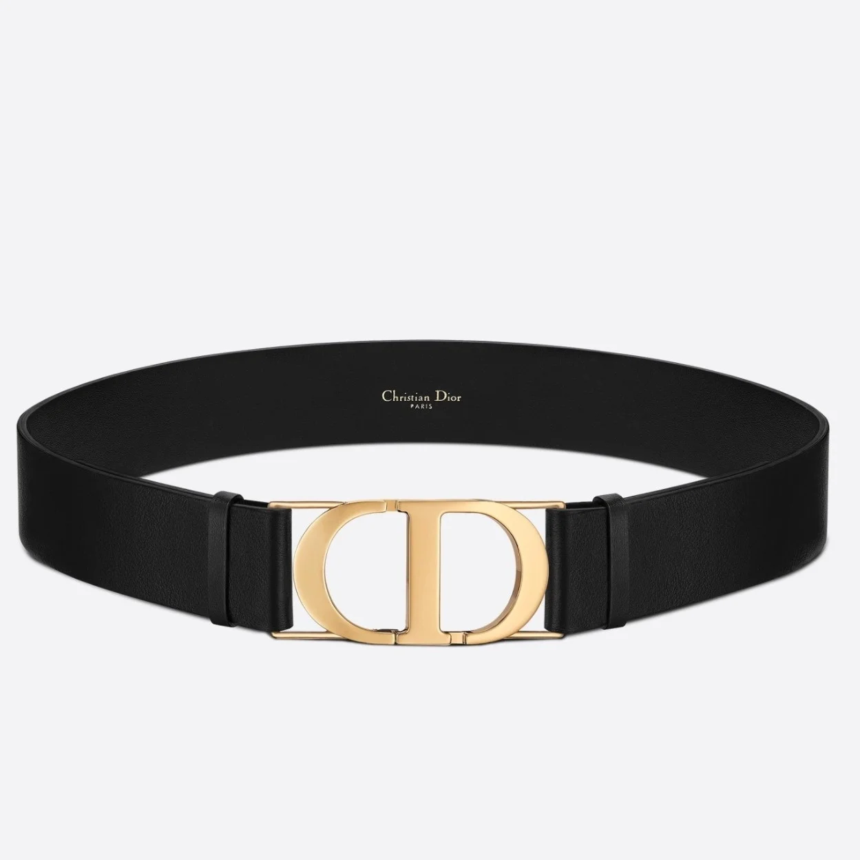 Dior 30 Montaigne 40MM Belt In Black Smooth Calfskin product view 1