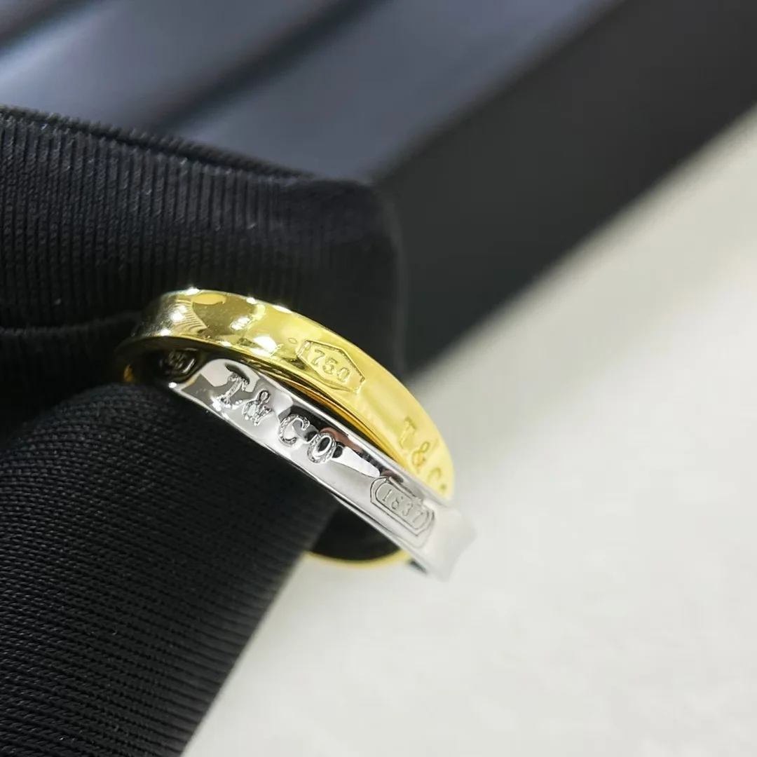 Tiffany & Co. 1837 Interlocking Circles Ring Gold-Tone product view 1