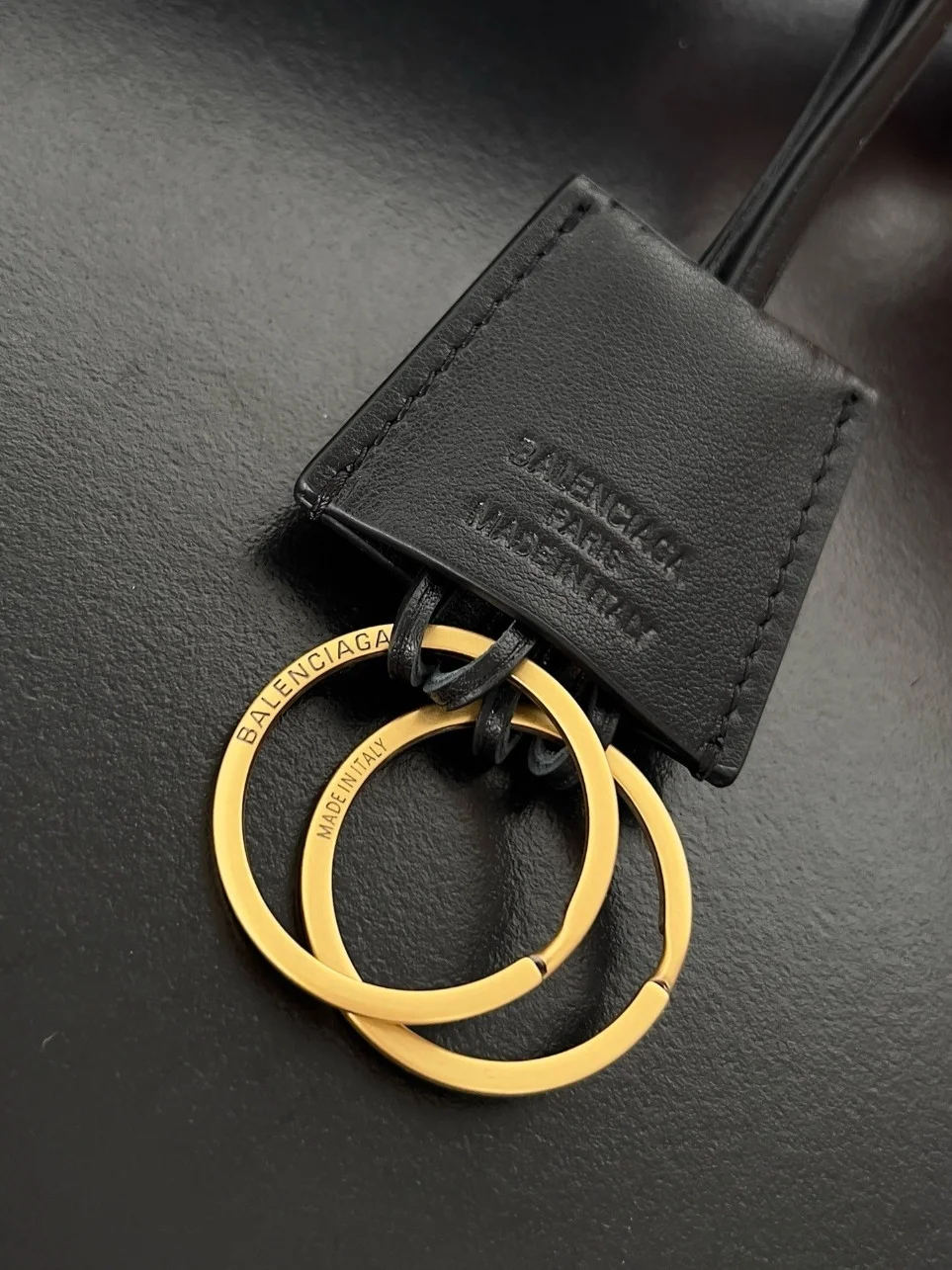 Balenciaga Rodeo Large Bag in Black Calfskin product view 6