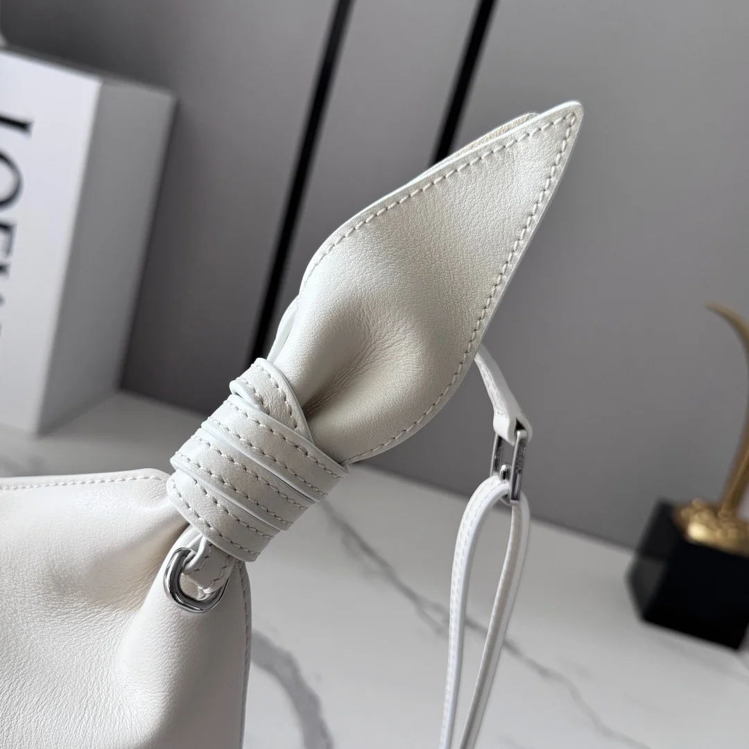 Loewe Mini Scarf Bag — White product view 5