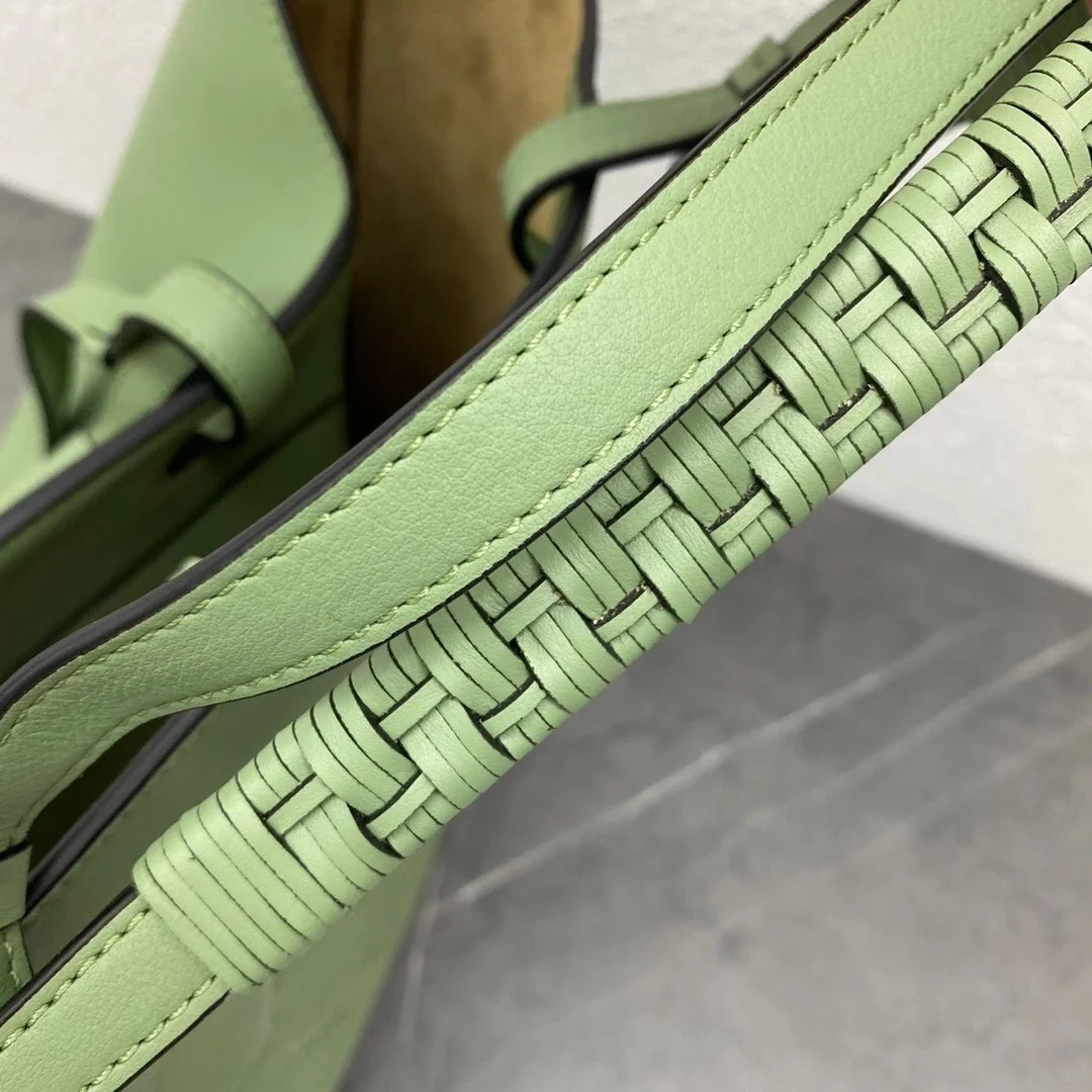 Loewe Anagram Medium Tote Bag In Rosemary Calfskin product view 9