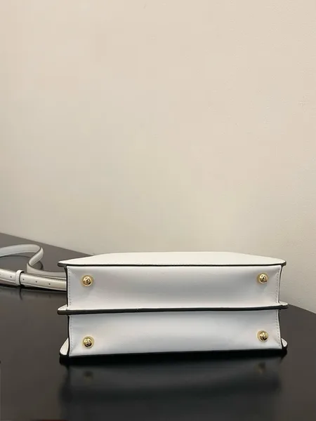Fendi Peekaboo ISeeU Medium Bag In White Calfskin product view 6