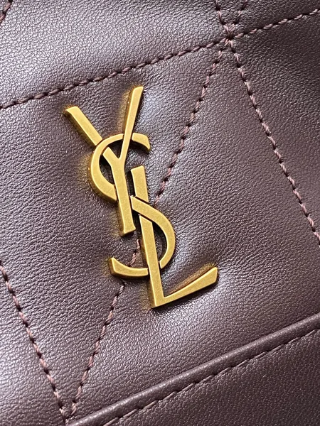 Saint Laurent Jamie Mini Shoulder Pouch — Dark Brown product view 5