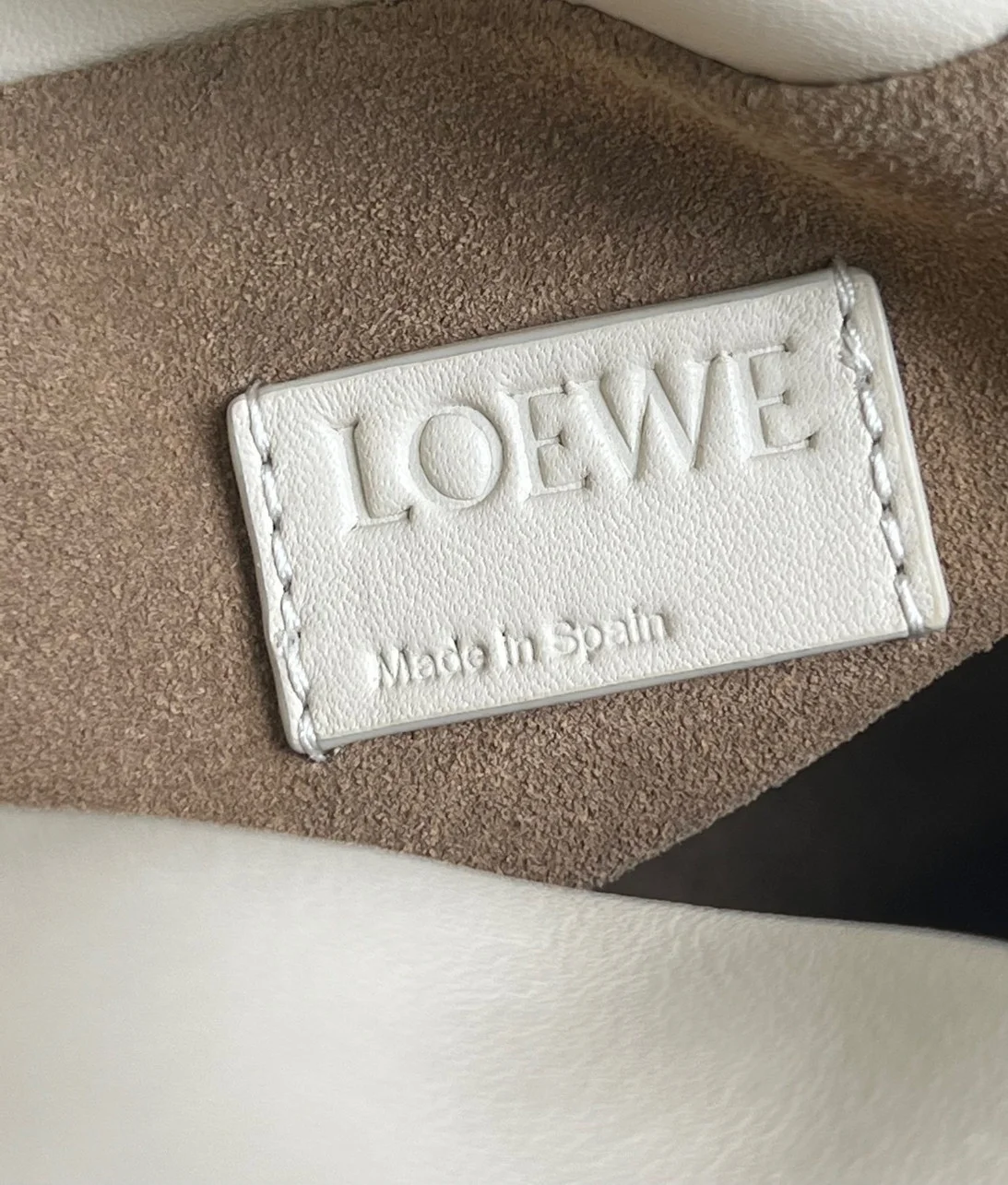 Loewe Flamenco Clutch Bag In Angora Calfskin product view 9