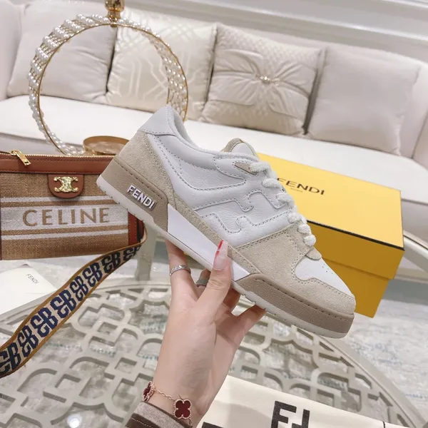 Fendi Match 2024 Sneakers White Beige product view 5