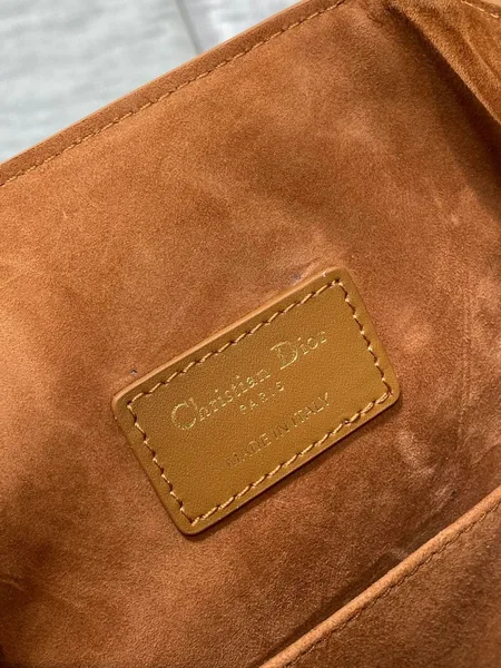 Dior C’est Medium Bag in Brown Saddle Calfskin product view 10