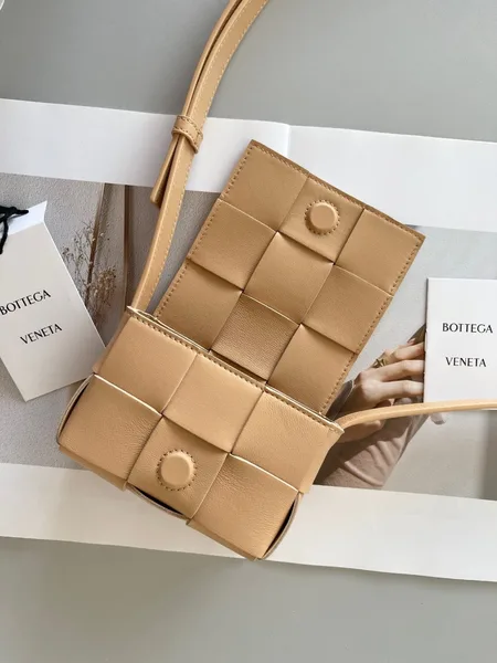Bottega Veneta Candy Cassette Bag In Almond Lambskin product view 7
