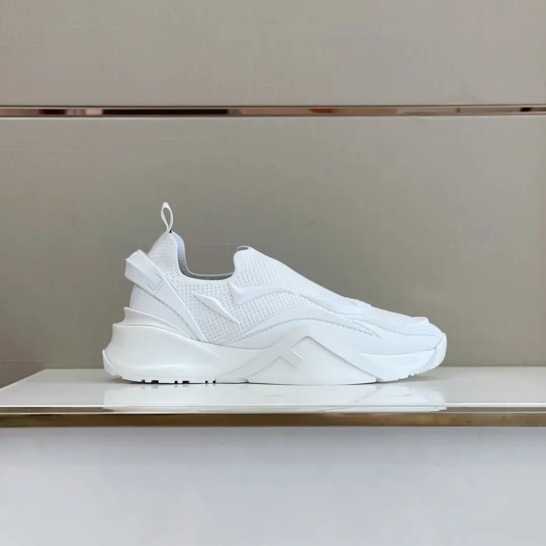 Fendi Flow Slip-On Sneakers in White product view 3
