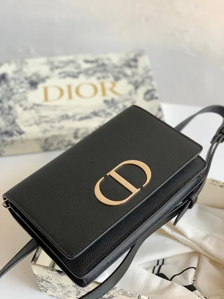 Dior 30 Montaigne 2 In 1 Belt Bag In Black Calfskin product view 5