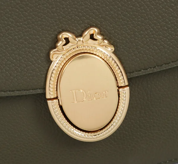 Medium Dior Médaillon Flap Bag — Olive Green product view 5