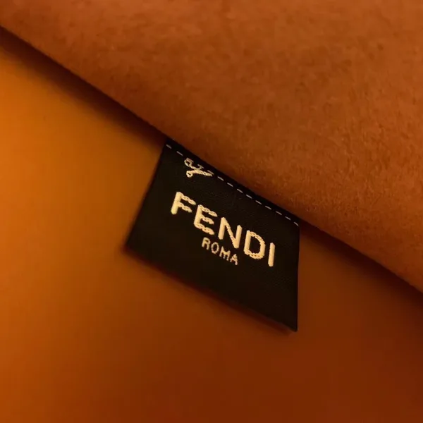 Fendi Sunshine Large Tote Bag In Brown Calfskin product view 5
