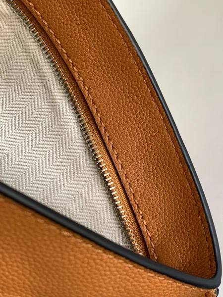 Loewe Anton Sling Bag in Brown Grained Calfskin product view 10