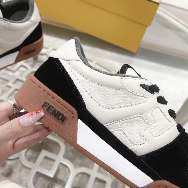 Fendi Match 2024 Sneakers White Black Style product view 8