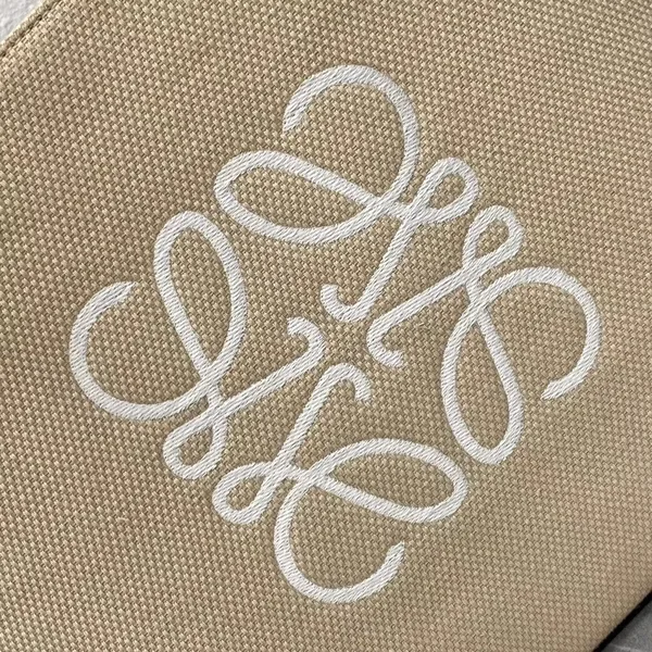 Loewe Anagram Small Tote In Jacquard and Calfskin product view 10