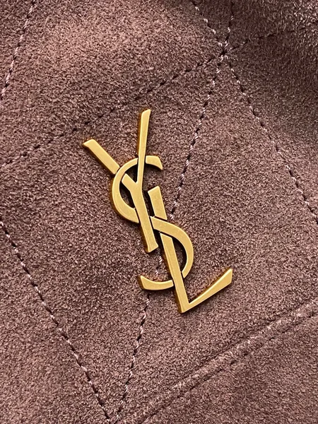 Saint Laurent Jamie Mini Shoulder Pouch — Dark Brown Suede product view 5