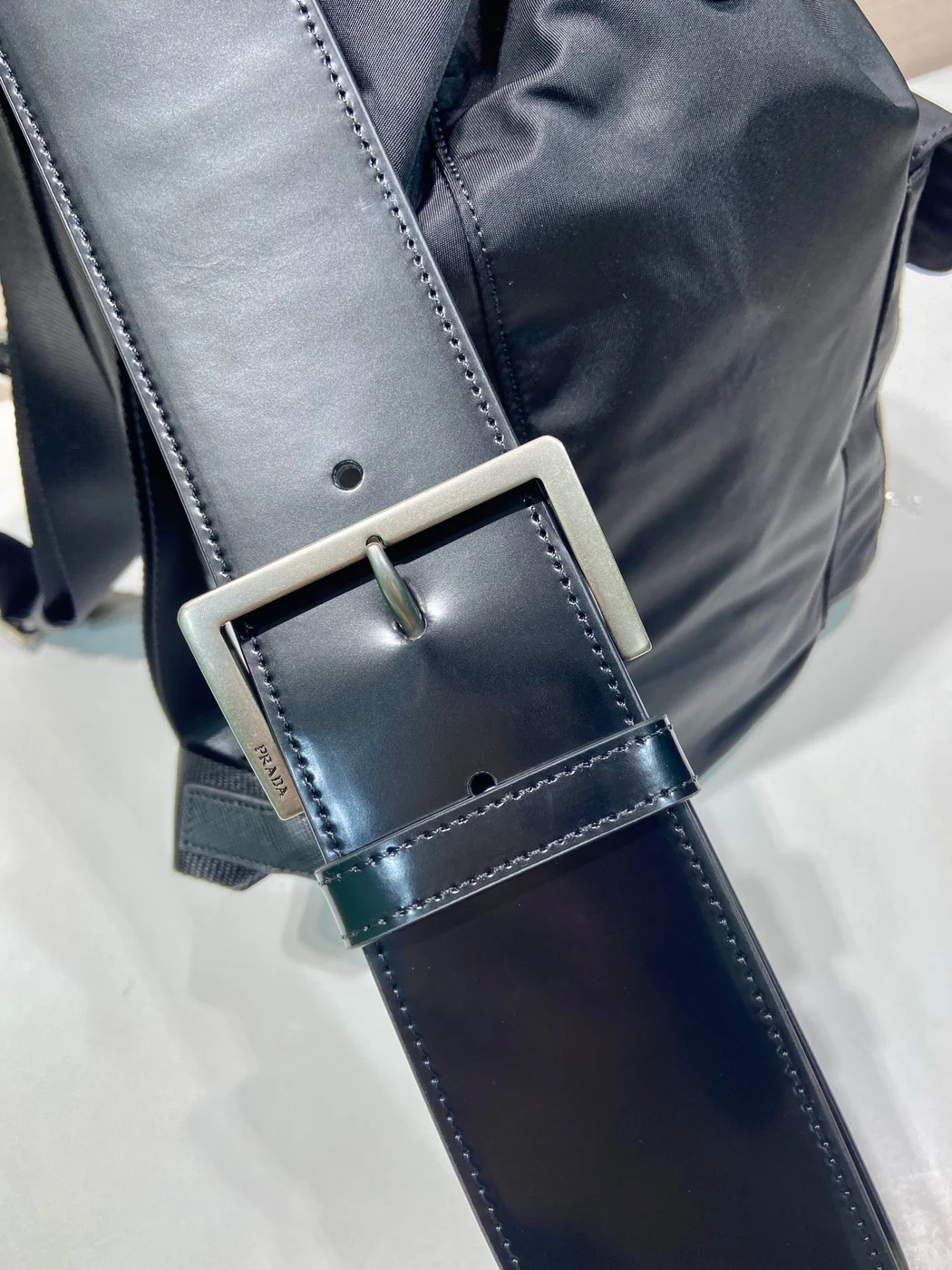 Prada Re-Nylon Backpack — Black product view 7