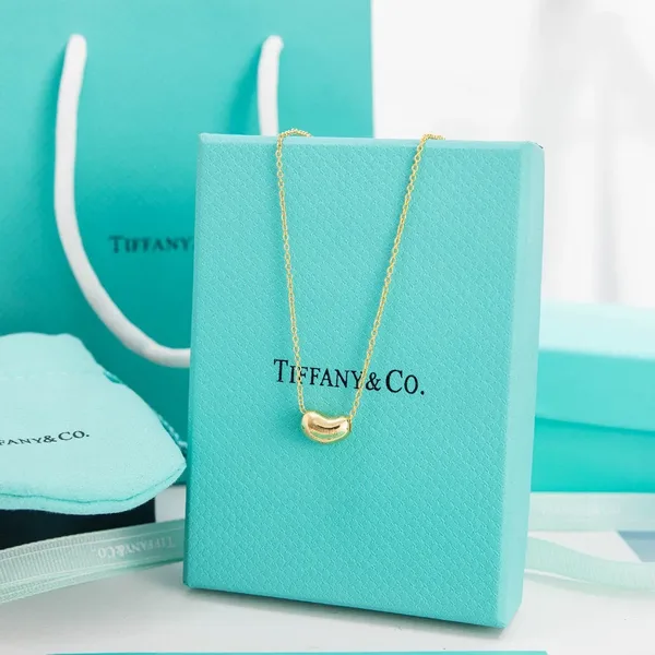 Tiffany & Co. Bean Pendant Necklace Gold-Tone product photo