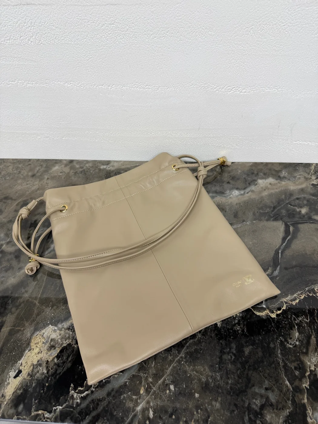 Celine Small Crystal Pouch — Taupe product view 8