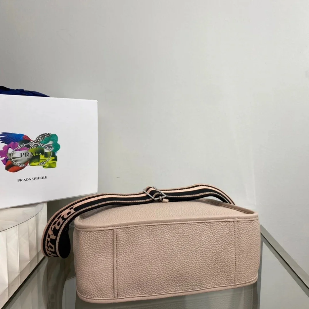 Prada Hobo Bag in Sand Grained Leather product view 10