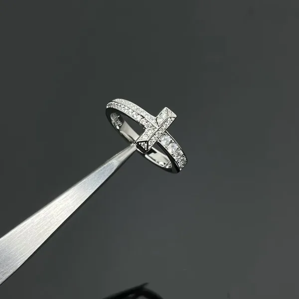 Tiffany & Co. T1 Narrow Pavé-Effect Ring Silver-Tone product photo