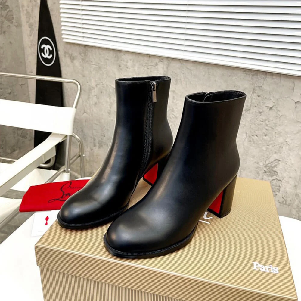 Christian Louboutin Adoxa 70 Ankle Boots Black product view 3