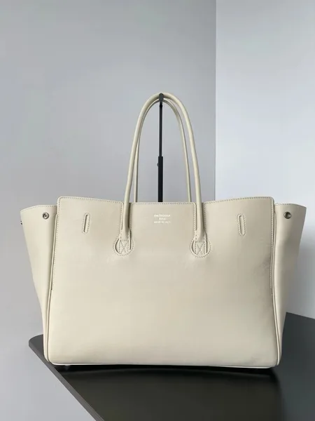 Balenciaga Bel Air Carry All Medium Bag in Beige Calfskin product view 2