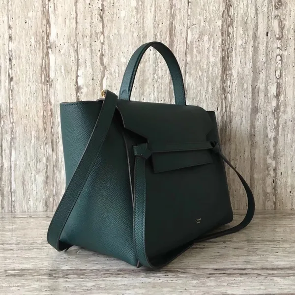 Celine Belt Mini Bag In Amazone Grained Calfskin product view 3