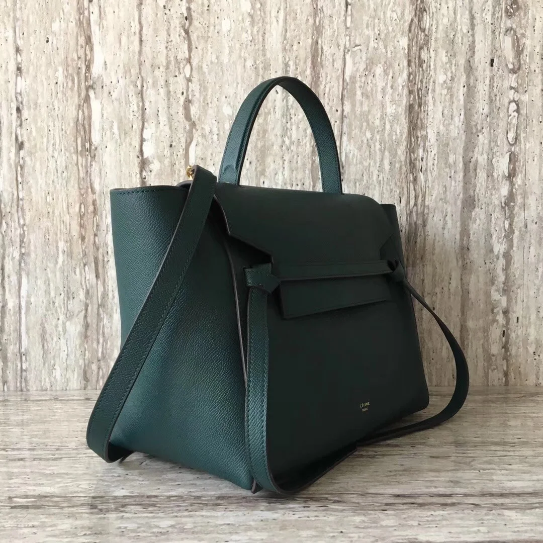 Celine Belt Mini Bag In Amazone Grained Calfskin product view 3