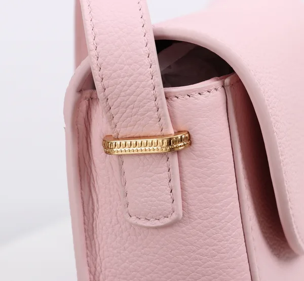 Medium Dior Médaillon Flap Bag — Pink product view 4