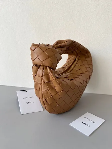 Bottega Veneta BV Jodie Mini Bag In Caramel Intrecciato Lambskin product view 2