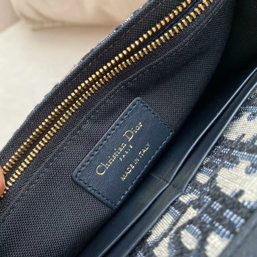 Dior 30 Montaigne 2 In 1 Belt Pouch In Blue Oblique Canvas product view 9