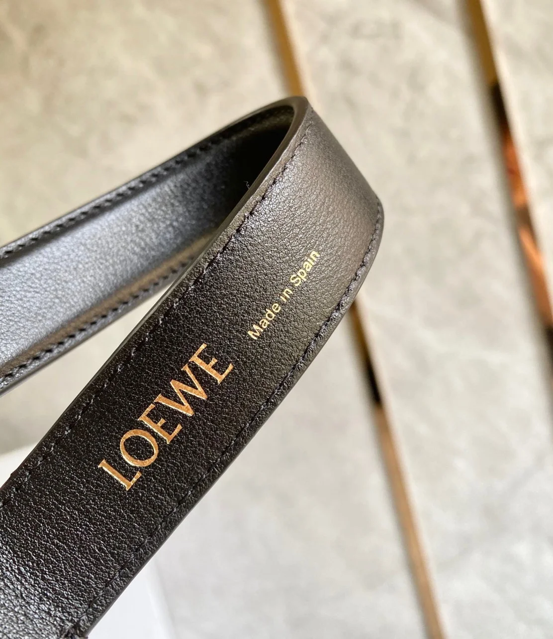 Loewe Cubi Medium Bag in White Anagram Jacquard product view 8