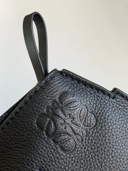 Loewe Anton Sling Bag in Black Grained Calfskin product view 4