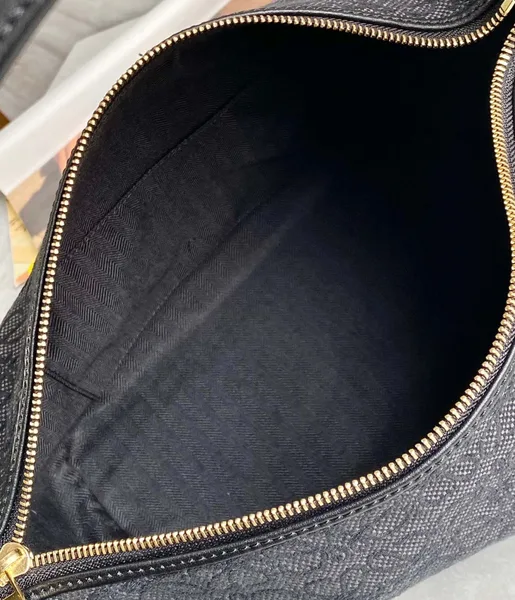 Loewe Cubi Medium Bag in Black Anagram Jacquard product view 6