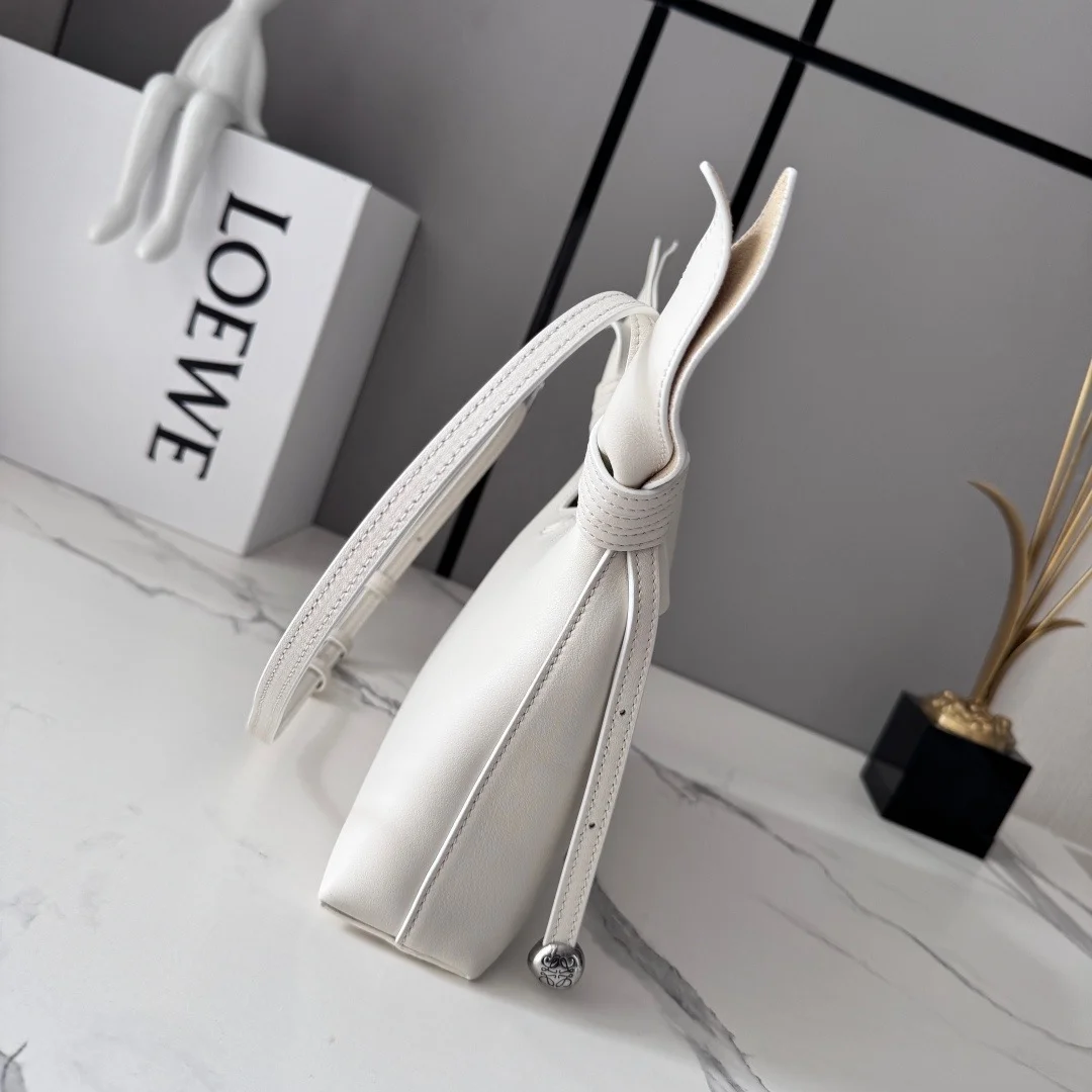 Loewe Mini Scarf Bag — White product view 2