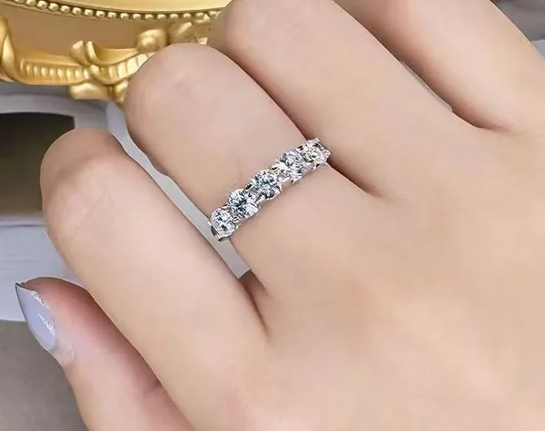Tiffany & Co. Forever Seven-Stone-Effect Band Ring Silver-Tone product view 3