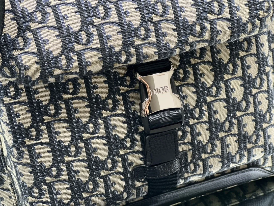 Dior Explorer Tote Bag Beige and Black Dior Oblique Jacquard product view 10